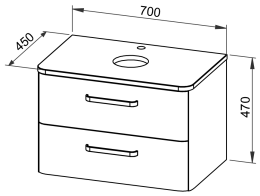 Base mobile CHARM TOP 70